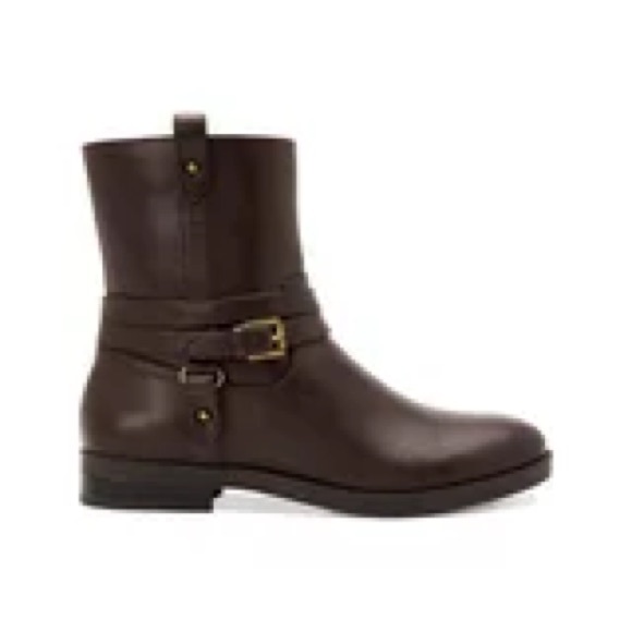 𝅺NEW! Style & Co. Womens State Faux Leather Ankle Booties, Dark Brown Size 8.5 - Picture 2 of 12